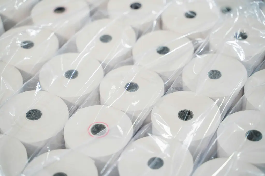 The-toilet-paper-is-packaged-in-plastic-bags